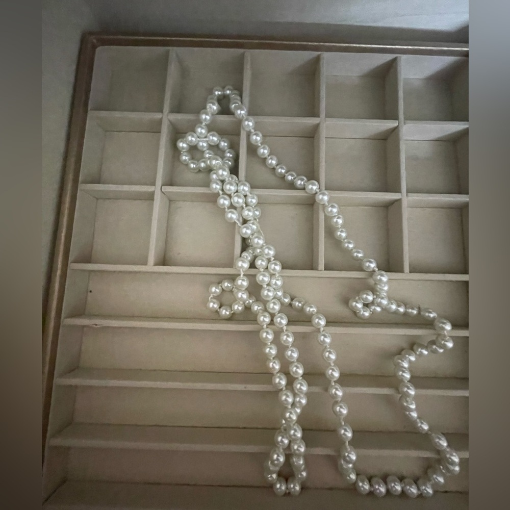 Pearl Necklace for women 29 inches long beautiful pearl necklace